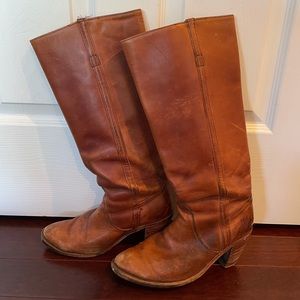 Vintage Frye Leather Boots- Size 8